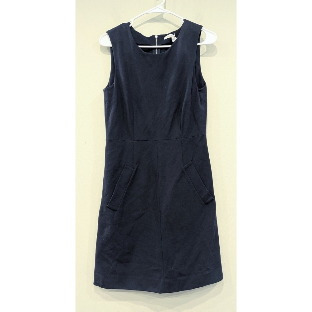 Diane Von Furstenberg Navy Blue Carpreena Mini Shift Size 8